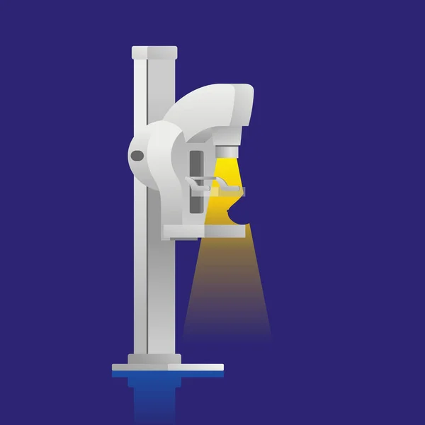 Mammographie - diagnostic et dépistage mammaires par radiographie — Image vectorielle