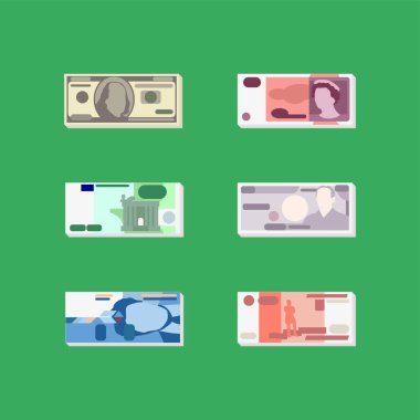 Para - Dolar, pound, euro, yen, franc, ruouble