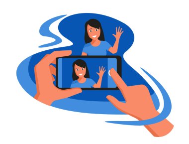 Sosyal medya konsepti için fotoğrafçılık