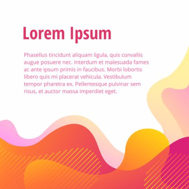 şablon - sıcak renklerde soyut arkaplan