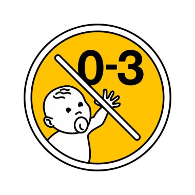 0-3 yaş sınırı - Çocuklar için uygun değil