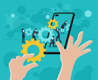 iş yönetimi ve izleme için mobil uygulama