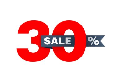 İndirim% 30 indirimli özel teklif etiketi