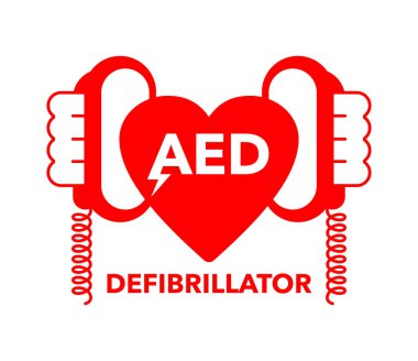 AED simgesi - Otomatik dış defibrilatör