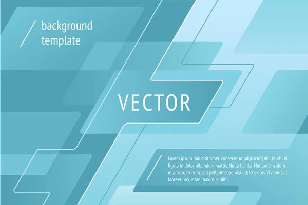 Plantilla vectorial - fondo futurista — Vector de stock