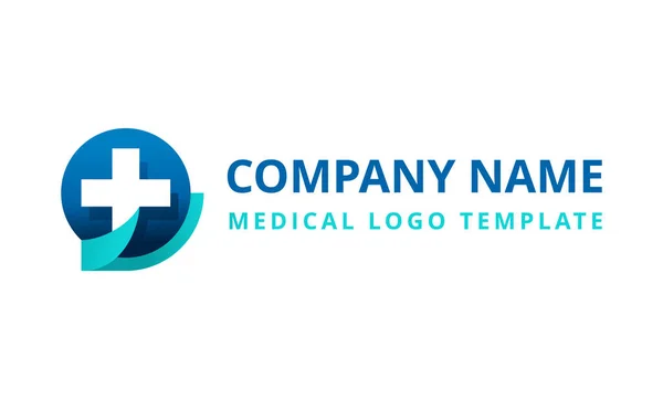 Medisch logo voor medisch centrum, apotheek — Stockvector