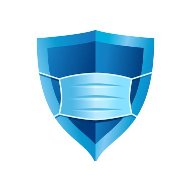 Yüz maskesi koruyucu ekipman - kalkan ve maske