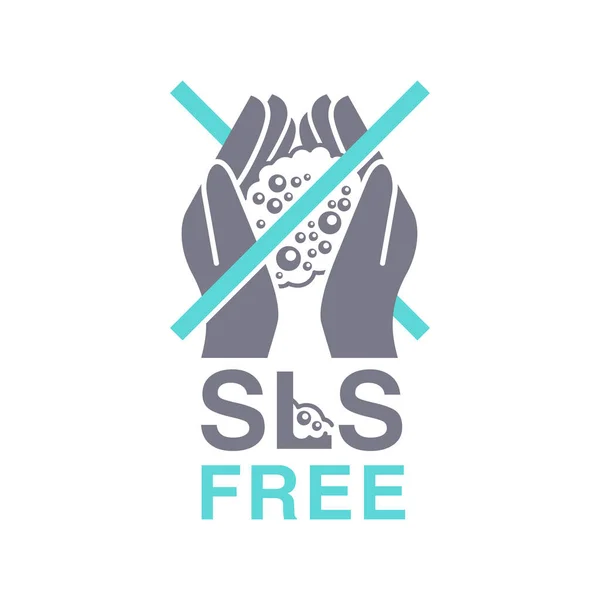SLS sinal livre - indisponibilidade de componente de espuma — Vetor de Stock