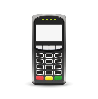 POS uçbirim ön görünüm - ödeme aygıtı