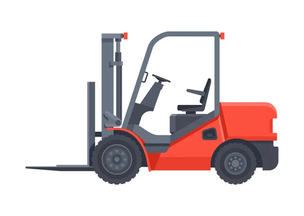 Forklift truck warehouse loader equipment — Stock Vector