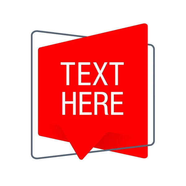 Text frame template — Stock Vector