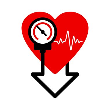 Düşük tansiyon amblemi - hipertansiyon hastalığı 