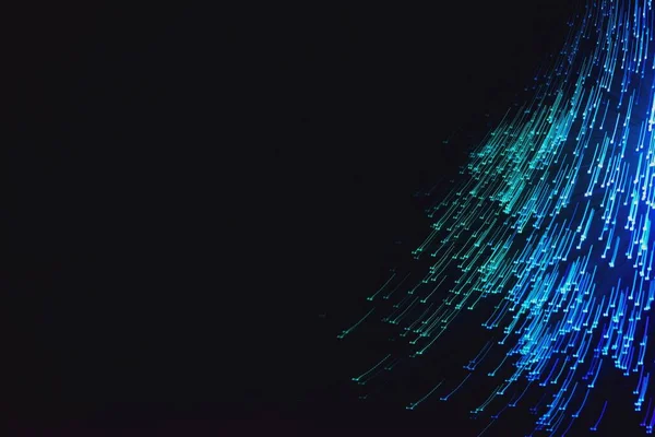 Abstract Blauw Wazig Licht Achtergrond — Stockfoto