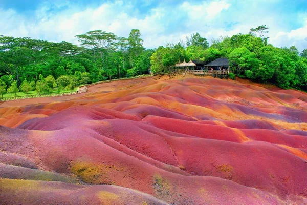 Tierra Siete Colores Parque Nacional Las Gargantas Del Río Negro — Foto de Stock