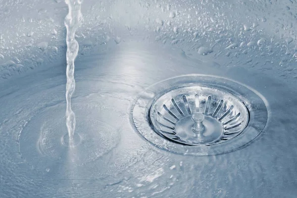 Water Running Sink — Stock Photo, Image