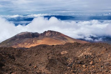 Volkan Pico Viejo Krateri, Ulusal Park del Teide, Tenerife Kanarya Adaları, İspanya