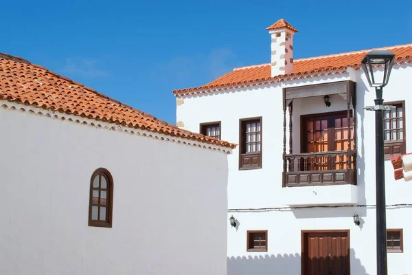 Belle Architecture Coloniale Espagnole Typique Colorée Tenerife Îles Canaries — Photo