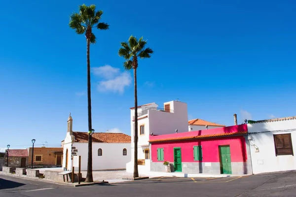 Belle Architecture Coloniale Espagnole Typique Colorée Tenerife Îles Canaries — Photo