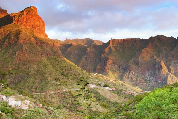 Teneriffa Utsikt Över Kanarieöarna Utsikt Över Masca Ravinen — Stockfoto