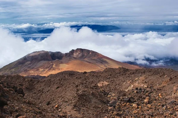 Vulkan Pico Viejo Krater Nationalpark Del Teide Teneriffa Kanarieöarna Spanien — Stockfoto