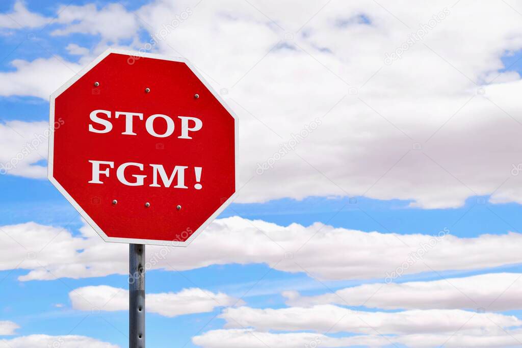 Stop Female Genital Mutilation Concept