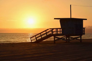 Baywatch, Sunset on the Beach, California, ABD