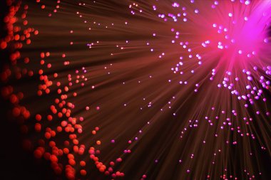 Soyut kırmızı bulanık ışık arkaplanı