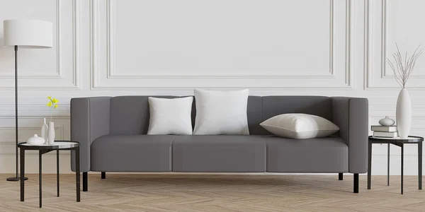 Een Bank Ook Bekend Als Een Bank Futon Bank Een — Stockfoto