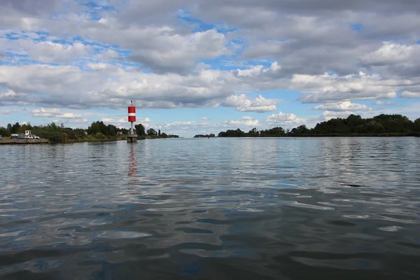 Meerengen Und Buchten Der Ostsee Reflexion Der Wolken Wasser — Stockfoto