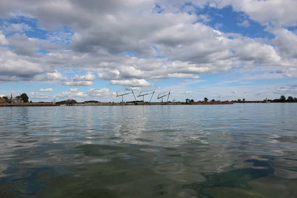 Détroits Baies Mer Baltique Réflexion Des Nuages Dans Eau — Photo