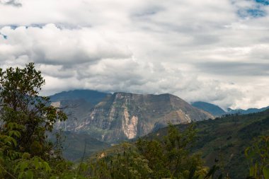 Peru 'nun Amazonlar bölgesindeki And Dağları
