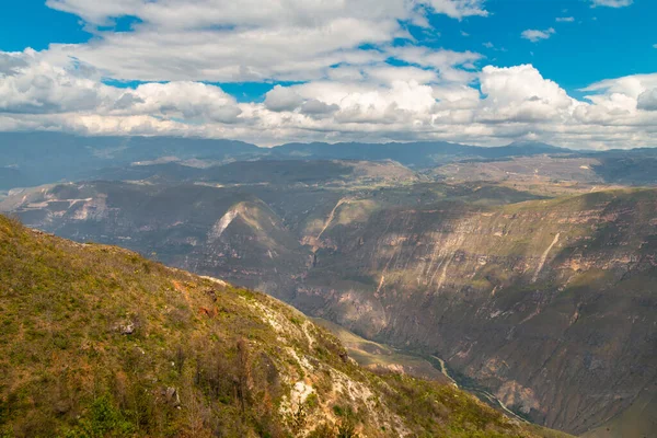 Blick Auf Den Sonche Canyon Der Nähe Der Stadt Chachapoyas — Stockfoto