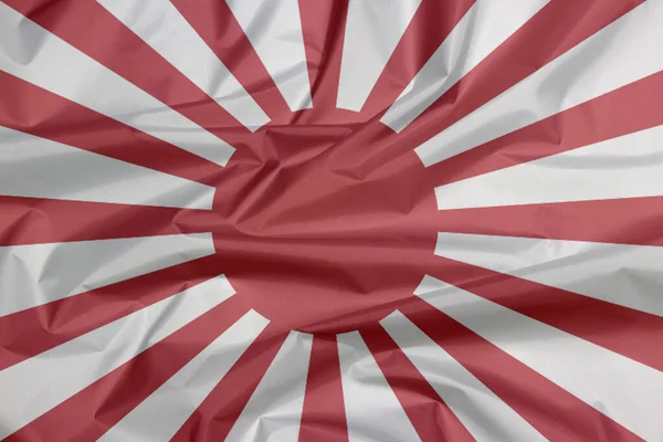 Vlag Van Het Japanse Keizerlijke Leger Vouw Van Rijzende Zon — Stockfoto