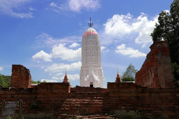 Ruínas Santuário Real Corredor Retangular Imagem Buda Que Conectou Galeria — Fotografia de Stock