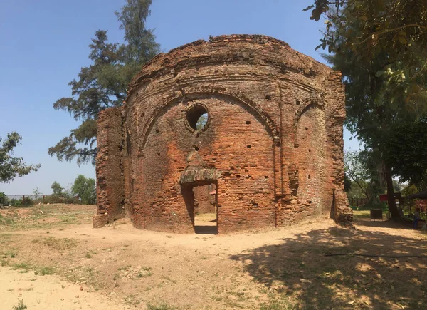 Ruínas Antiga Igreja Portuguesa Syriam Myanmar Construção Imaculada Conceição Igreja — Fotografia de Stock