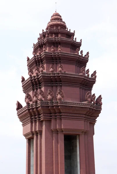 Unabhängigkeitsdenkmal Phnom Penh Ein Turm Angkor Stil Wurde 1958 Zum — Stockfoto