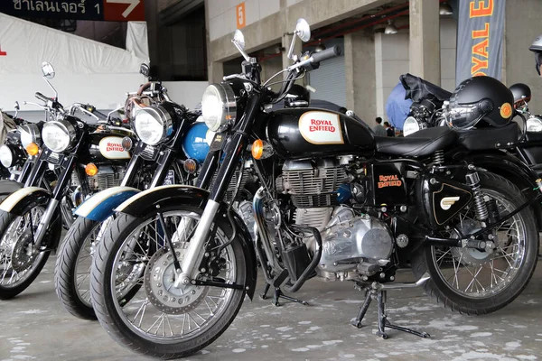 Bangkok Thaiföld Április 2018 Agglomeráció Royal Enfield Motorkerékpár Impact Muang — Stock Fotó