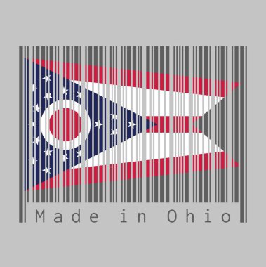 Koyu gri barkod üzerinde Ohio bayrağı, kırmızı ve beyaz arasında 5 şeritten oluşan Guidon. Sembol, içinde beyaz ve kırmızı O ve yıldızların bulunduğu gök mavisi. Amerika devletleri.