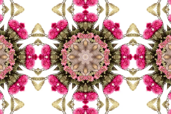 Абстрактний Барвистий Безшовний Візерунок Квітковими Мотивами Квітів Листя — стокове фото