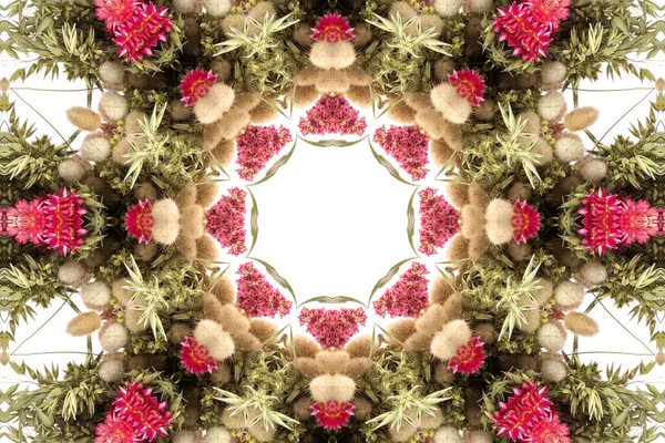 Абстрактний Красивий Безшовний Барвистий Квітковий Візерунок Квітів Листя — стокове фото