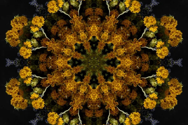Абстрактный Красочный Бесшовный Узор Цветочными Мотивами Цветов Листьев — стоковое фото