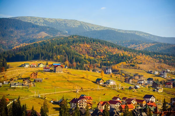 Belle Vue Sur Les Montagnes Vacances Européennes Montagne Paysage Été — Photo