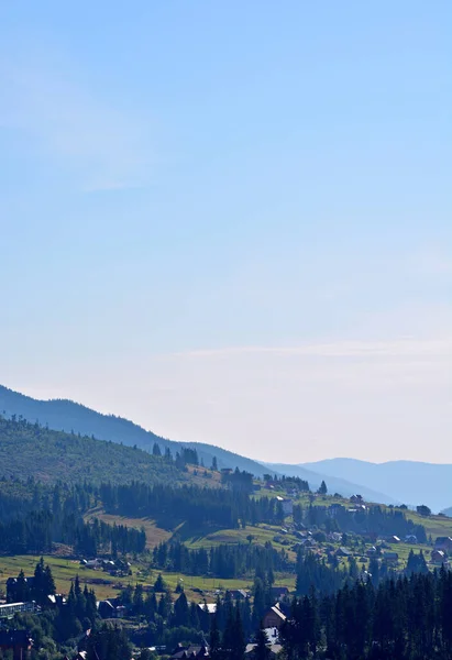 Krásný Výhled Hory Evropská Dovolená Horské Krajině — Stock fotografie