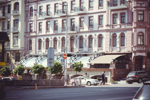 Kiev Ukraine May Streets Europe Old Architecture City City Life — Stock Photo, Image