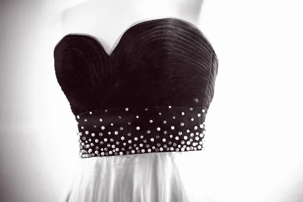 Black Dress Close View — Stock Photo, Image