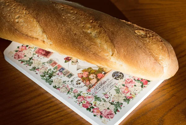 Handmade Tasty Bread Freshly Baked Bread Healthy Eating Concept — Stock Photo, Image