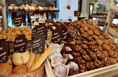 Şekerci dükkanı, kapat. 