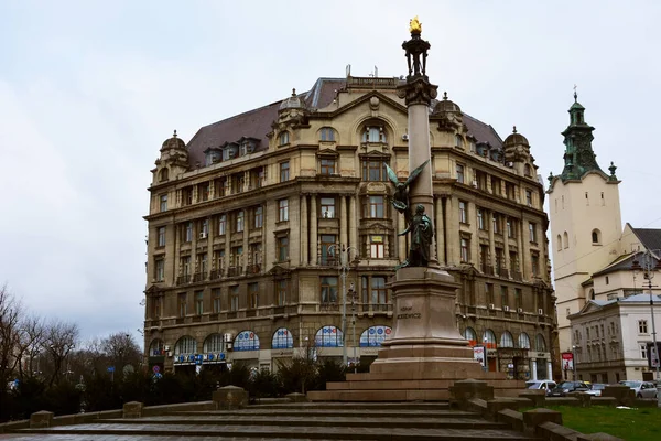 Detalhes Arquitetura Europeia Férias Europa Antiga Opiniões Interessantes — Fotografia de Stock