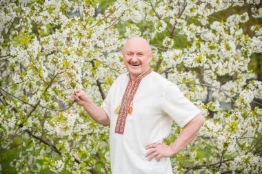 Olgun yaşlı adam hayatı, yaşam tarzı konsepti yaşlı insanlar, hayat parçaları.