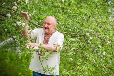 Olgun yaşlı adam hayatı, yaşam tarzı konsepti yaşlı insanlar, hayat parçaları.